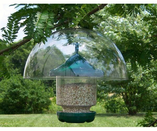 Nature Gear Window Bird Feeder - Refillable Sliding Tray - Weather Proof -  Snow and Squirrel Resistant - Drains Rain Water - See Songbirds from Home  (House Style) 